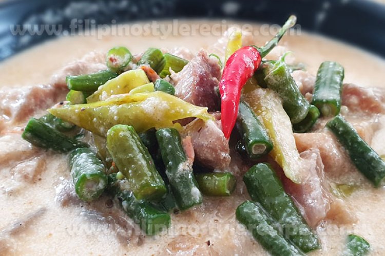 Spicy String Beans in Coconut Cream