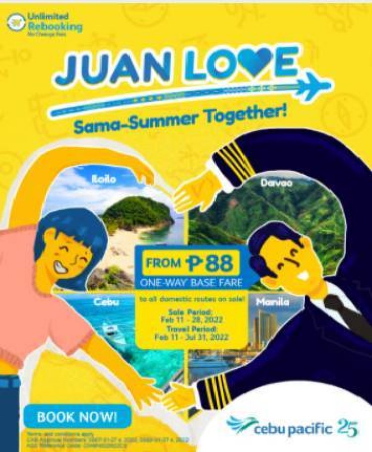 Tara, everyJuan! Sama-Summer together with Cebu Pacific!