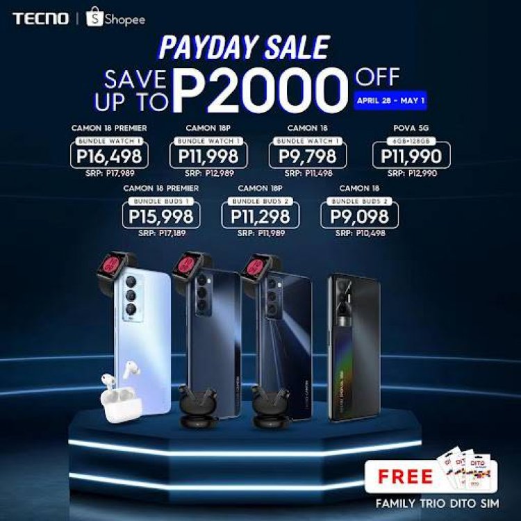 Power All Day With Summerific Payday Offers From TECNO Mobile