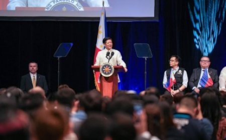President Marcos Visits Czech Republic - Meeting with the OFW's