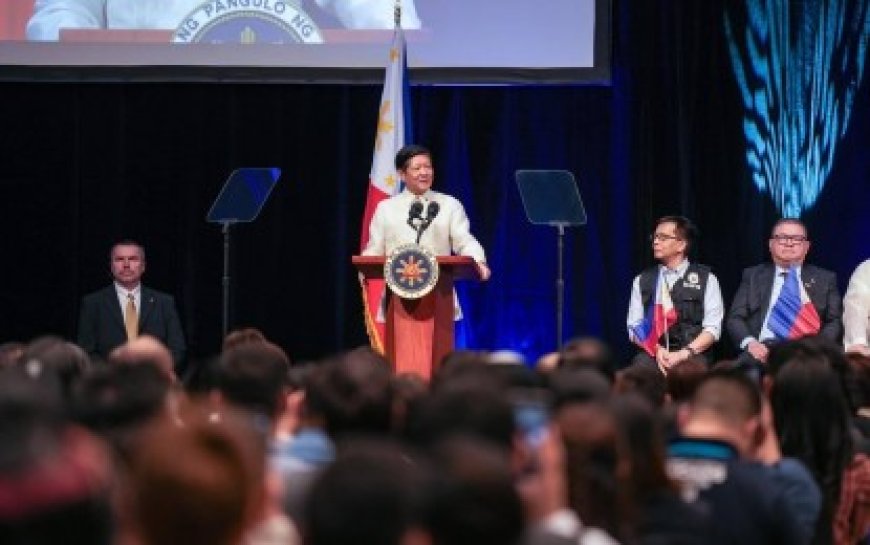 President Marcos Visits Czech Republic - Meeting with the OFW's