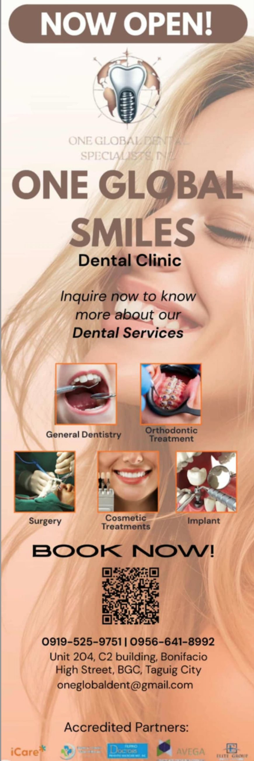 One Global Smiles Opens Softly in Bonifacio Global City - Merging Global Dental Excellence with Filipino Hospitality